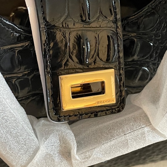 Brahmin Adrian Black Melbourne handbag - Picture 10 of 12